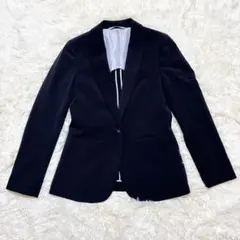 美品✨スーツセレクト ジャケット 紺　9号 通勤 オフィス セレモニー　背抜き