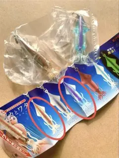 イカとワタ マーカーチャーム 2種セット ガチャ