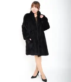 【新品】訳あり品/シェアードニッティングミンク