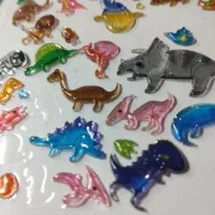 恐竜と数字のシールセット