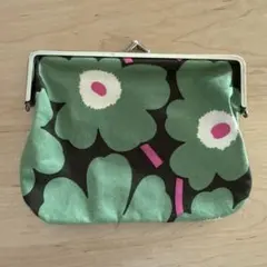 marimekko がま口ポーチ 花柄のサムネイル