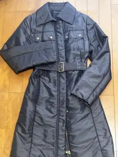 BRIGITTE 11号　黒　中綿ロングコート　東京スタイル