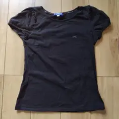 バーバリー　ブラック フリル袖 Tシャツ サイズM相当　38　レディース
