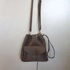 アフタヌーンティー　合皮ショルダーバッグ