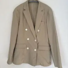 ❤ユニクロ/UNIQLO❤プレミアムリネンロングテーラードジャケットXL未 