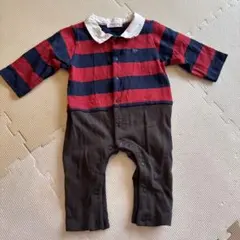 POLO Baby ストライプロンパース 80cm