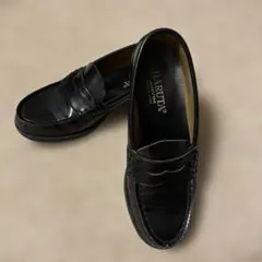 HARUTAローファーブラック24センチ