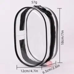 黒　おもちゃクリアポーチ　ラブブ　保護ケース＆防塵ボックス 1/2/3世代 娃衣