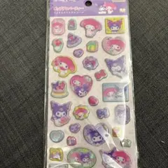 【正規品】ポップデコパーティー ラメきらクリスタルシール マイメロ クロミ