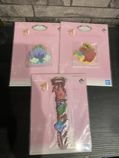 一番くじ ディズニープリンセス Enchanted Glow 3点セット