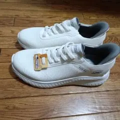 【新品】スケッチャーズ　スリップイン　ホワイト25.5