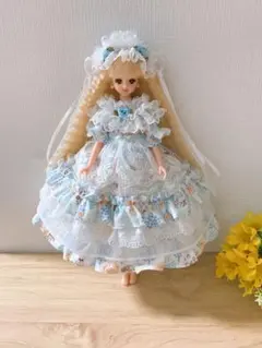 ジェニーフレンド27cmドール服 ロマンティックピンクのドレス - メルカリ