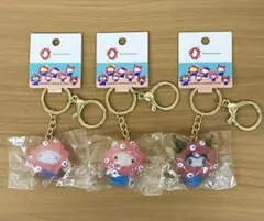 【新品】サンリオ ミャクミャク クリアカラー キーホルダー　3個セット
