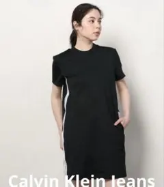 新品未使用タグ付きCalvin Klein Jeans ロゴワンピース Lのサムネイル