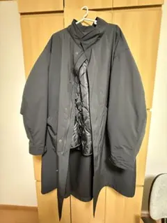 ユニクロ　ウィンドプルーフ2WAYコート　BLACK 4XL