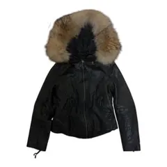 goa leather fur jacket - メルカリ