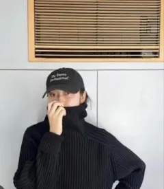 everyone タートルネックニット M ネイビーのサムネイル