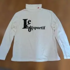 Le Coq Sportif タートルネックシャツ アイボリー