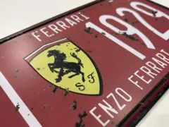 希少 Ferrari エンツォ・フェラーリ ナンバープレート 美品