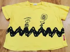 スヌーピー Tシャツ 90cm イエロー