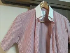 BRICK HOUSE 半袖シャツ ストライプ S