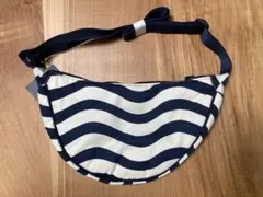 UNIQLO×marimekko ラウンドミニショルダーバッグ　ネイビー