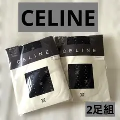 CELINE★ロゴ入りタイツ★2足組