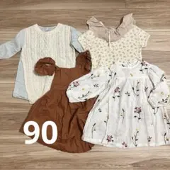 女の子春夏トップスおまとめ　90サイズ