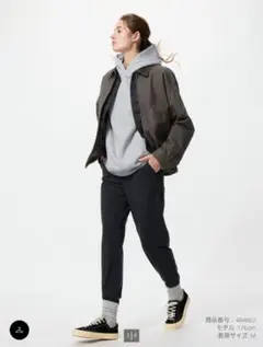 新品　ユニクロ　ウルトラストレッチアクティブジョガーパンツ XXL ブラック