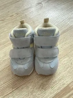 アシックス　ベビーシューズ　水色　13.5cm