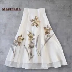6【美品】Mystrada リリーブーケ　オパール　フレアスカートのサムネイル