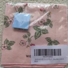 新品♡WEDGWOOD ワイルドストロベリー タオルハンカチ ピンクのサムネイル