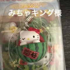 ご当地キティ熊本限定　スイカバージョン　キティ　ファスナーマスコット