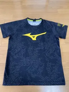 Mizuno 卓球 Tシャツ 黒/黄色