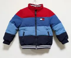 トミー・ヒルフィガーアイコニック カラーブロック 中綿ジャケット 4-5Y