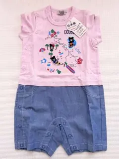 新品　ミキハウス　ロンパース　80