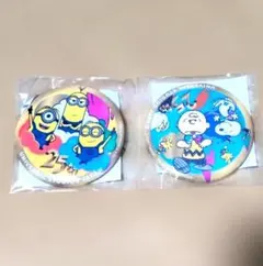 USJ 　25周年　スヌーピー　ミニオンズ　缶バッチセット