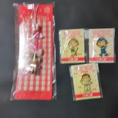 不二家 ペコちゃん ストラップ ピンズ セットのサムネイル