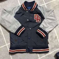 DOUBLE.B ジャケット 110cm ネイビー/グレー