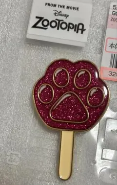ズートピア しまむら　ブローチ　アイスキャンディ