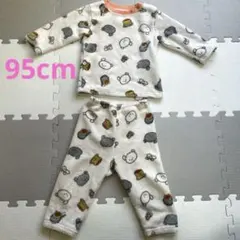 再値下げ！フリースパジャマ 95cm こぐまちゃんのホットケーキ　ユニクロ