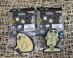 一番くじ クレヨンしんちゃん なつかシネマズ H賞 ラバーコースター 2点セット