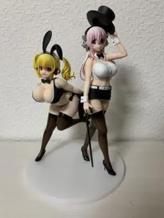 すーぱーそに子 ぽちゃ子　バニー フィギュア