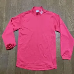 Mizuno レッドハイネック長袖シャツ S