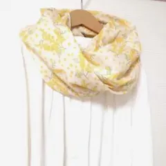 春 ミモザ ダブルガーゼ 綿100 スヌード ハンドメイド 母の日