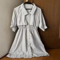 OLIVE des OLIVE ワンピース ストライプ フリルのサムネイル