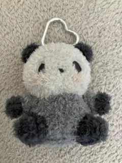 楽天 お買いものパンダ カラフル ぬいぐるみ マスコット ブラック 黒