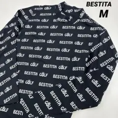 【美品】BESTITA GOLF レディース 長袖モックネックシャツ M