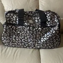 ヒョウ柄ボストンバッグ 中型　ヴィクトリア　シークレット　ピンク