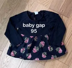 baby gap 花柄ペプラムカットソー　24m